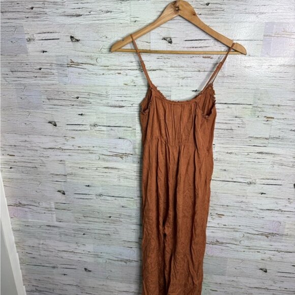 Salt water luxe womans embroidered brown Jumpsuit size xs - Picture 8 of 8